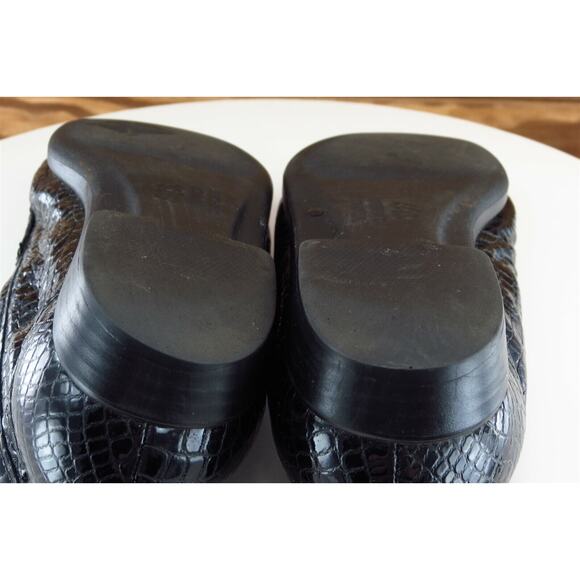 SAS Size 7.5 Narrow Black Round Toe‎ Loafer Patent Leather Women - Picture 6 of 7